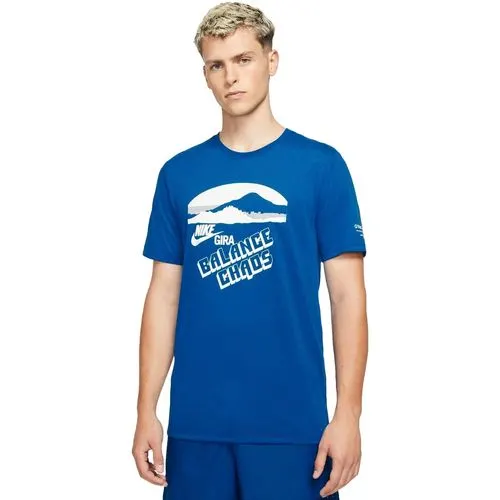 Tricou barbati Nike Men Gyakusou Nrg Graphic 3 T-shirt Team Royal CU8259 477
