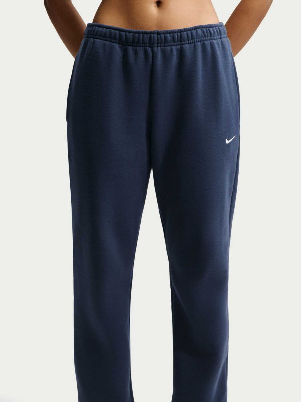 Pantaloni sport W Nk Stdo Flc Mw Mr Std Cf Pnt
