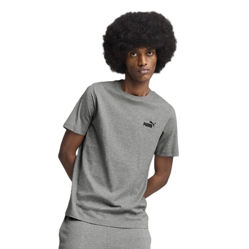 Tricou Puma ESS Small No. 1 Logo Tee gri