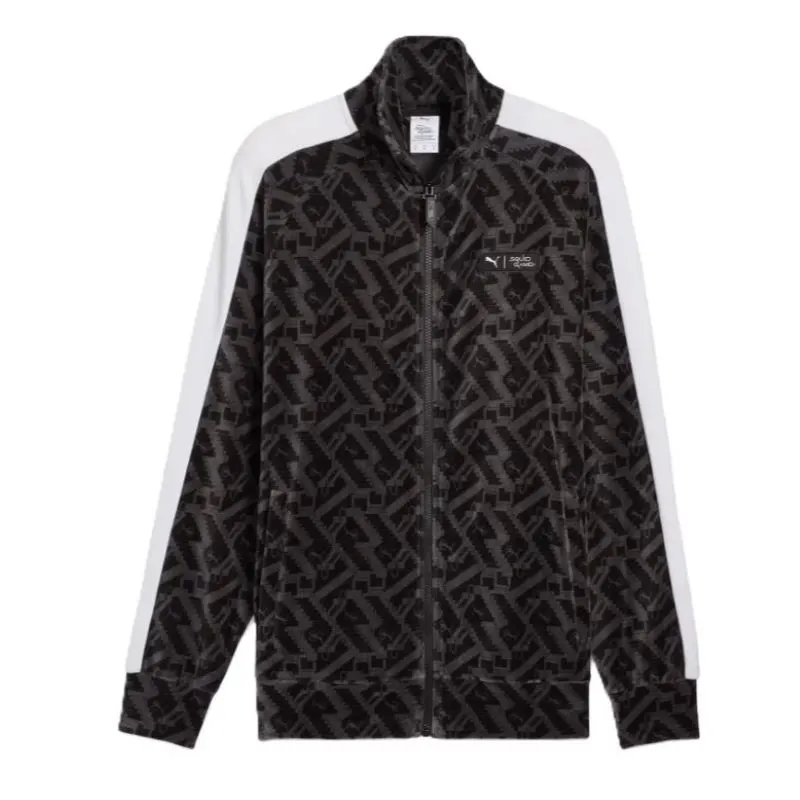 Bluza cu fermoar Puma X Squid Game T7 Iconic Track Jacket neagră