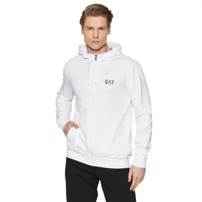 Tuta Felpa Full Zip Cappuccio Logo Id PJ05Z-8NPV80-22BA