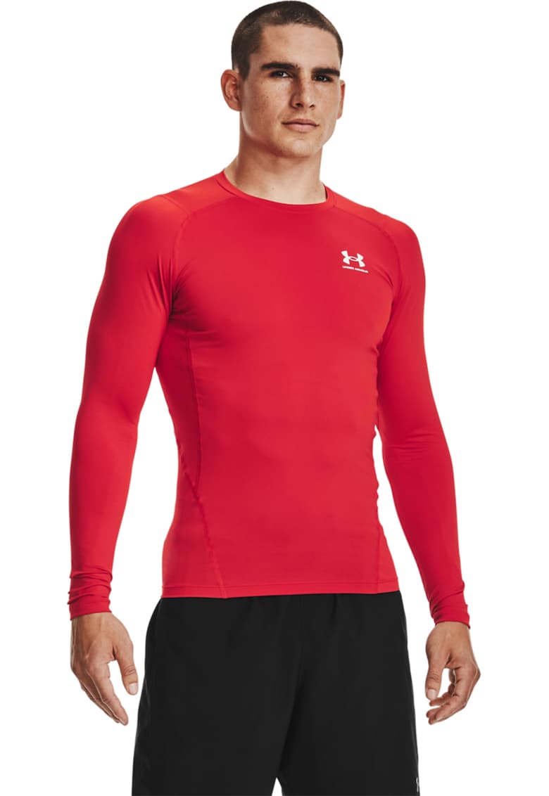 Bluza de compresie HeatGear® pentru antrenament - Rosu
