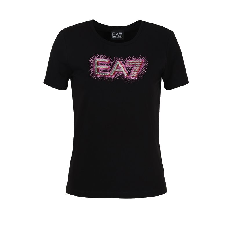Tricou EA7 W Tee SS Big Logo Crossover negru