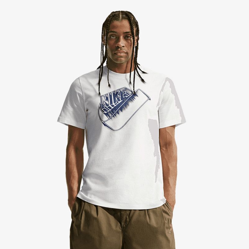 Tricou Nike U NSW TEE STD BLUR FUTURA alb