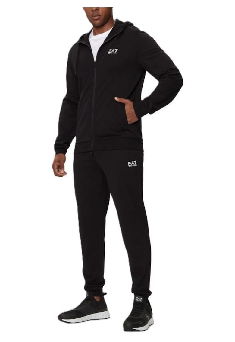 Trening  pentru Barbati - m t-suit hoodie fz ch coft cc - 8NPV63-PJVRZ-1200 - Negru - Negru