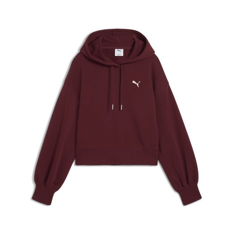 Hanorac Puma WARDROBE ESS Relaxed Cropped Hoodie TR mov