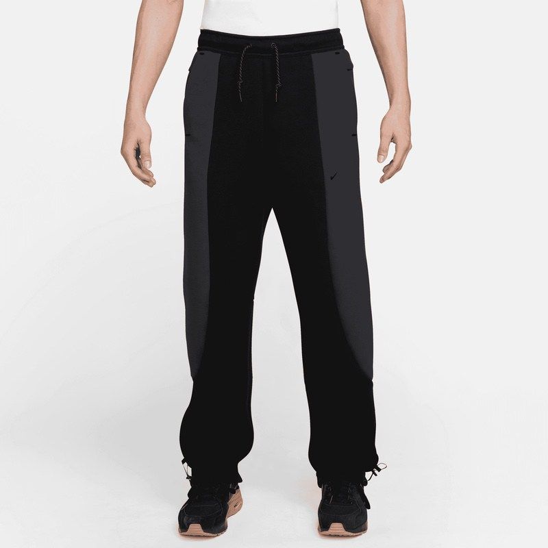 Pantaloni Nike M NK TECH FLC PRO CB OH PANT negru-gri