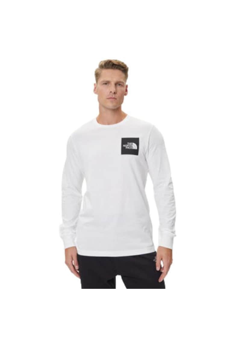 Bluza sport barbati -  bumbac/poliester - alb/negru
