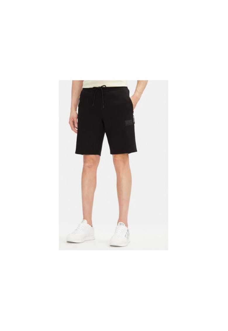 Pantaloni scurti sport barbati  Emporio Armani - 7M000095 AF12116 - Bumbac/Poliester - Negru - Negru