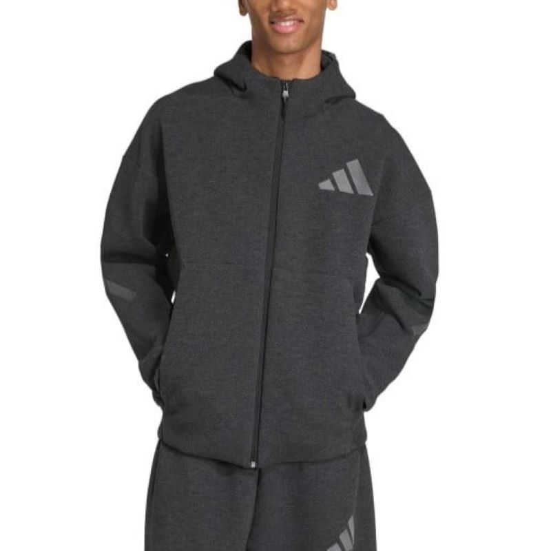 Bluza cu fermoar adidas M Z.N.E. PR FZ neagră