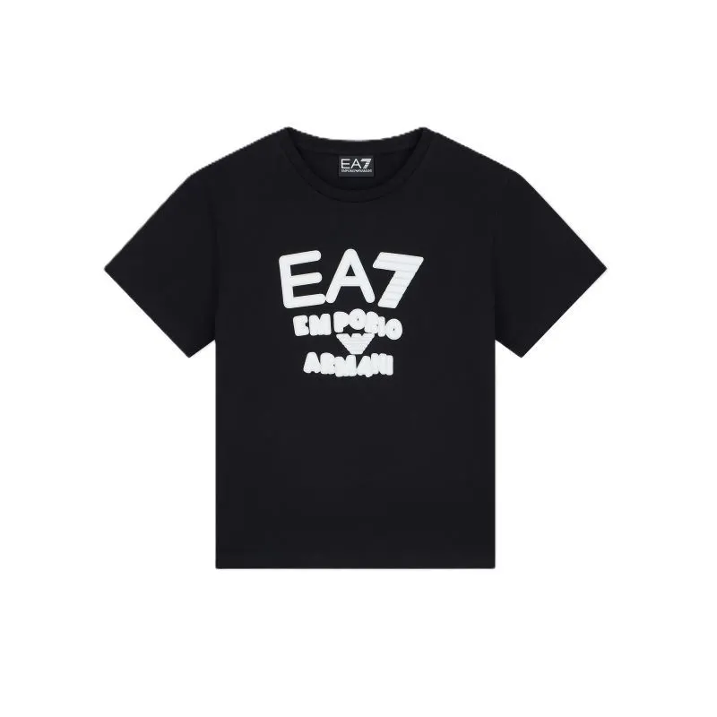 Tricou EA7 TRAIN LOGO SERIES CROSSOVER GIRL T-SHIRT PUFFY PRINT