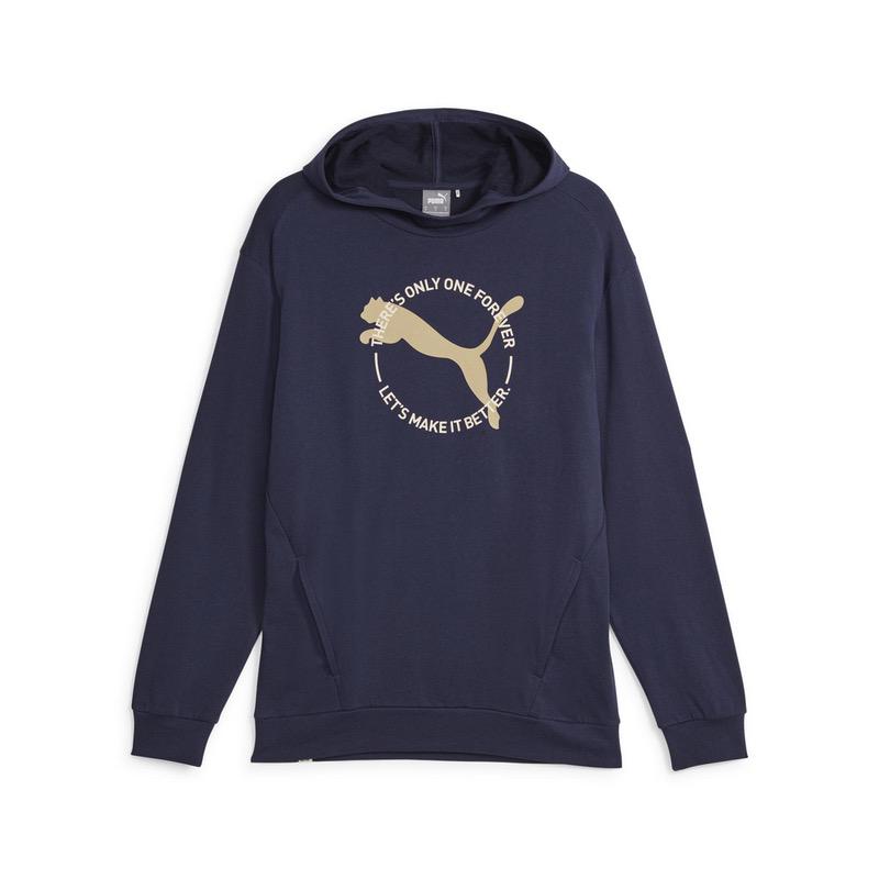 Hanorac Puma BETTER SPORTSWEAR Hoodie albastru