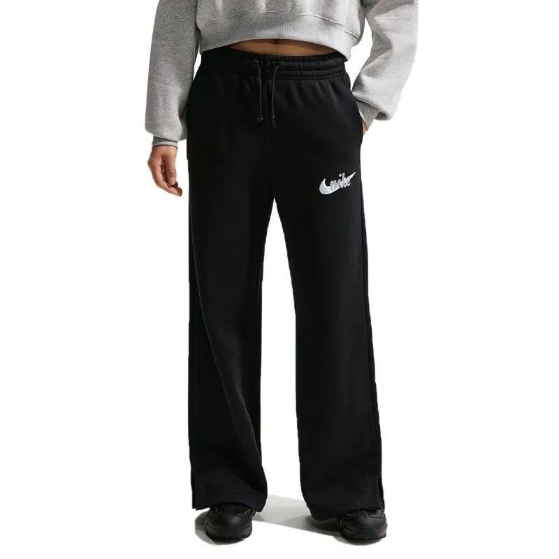Pantaloni Nike W NSW PHNX FLC HR LOGO WL PNT negri