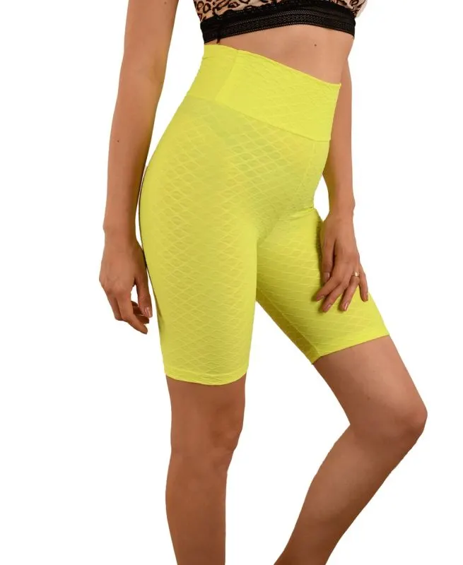 Colanti scurti fitness galbeni- cod 43521
