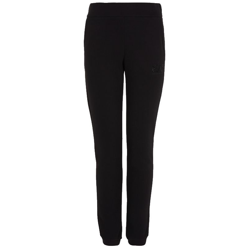 Pantaloni EA7 W pants CH FANCY STRASS negri
