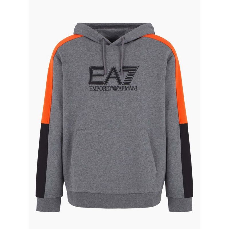 Hanorac EA7 M SPECIAL LOGO HOODIE RN BR gri