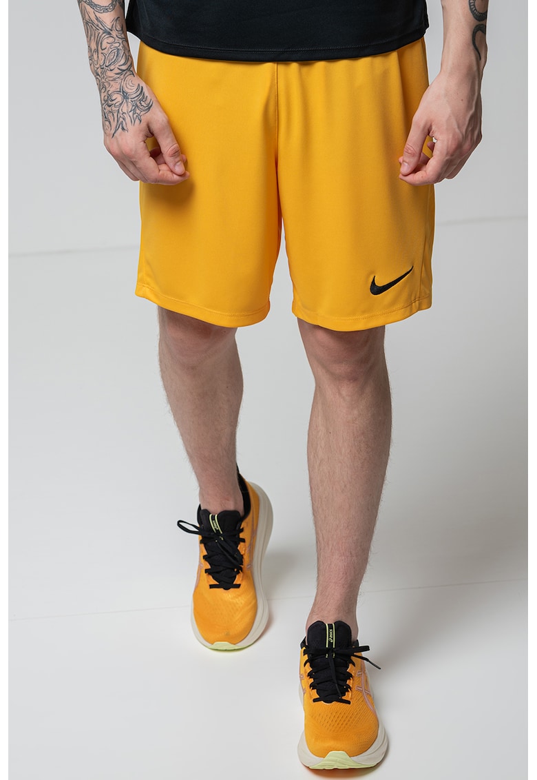 Pantaloni scurti cu tehnologie Dri-FIT pentru fotbal Park III - Galben sofran