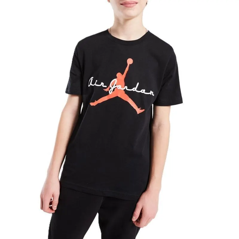 Tricou Nike JDB FLIGHT ESSENTIALS SCRIPT negru