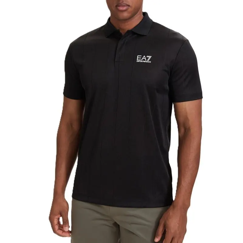 Tricou polo EA7 GOLF PRO M POLO GRAPHIC JACQUARD MONOGRAM PL