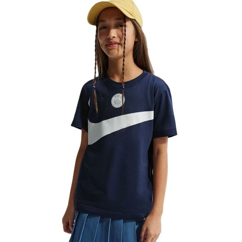 Tricou Nike PSG U NK SWOOSH TEE bleumarin-alb