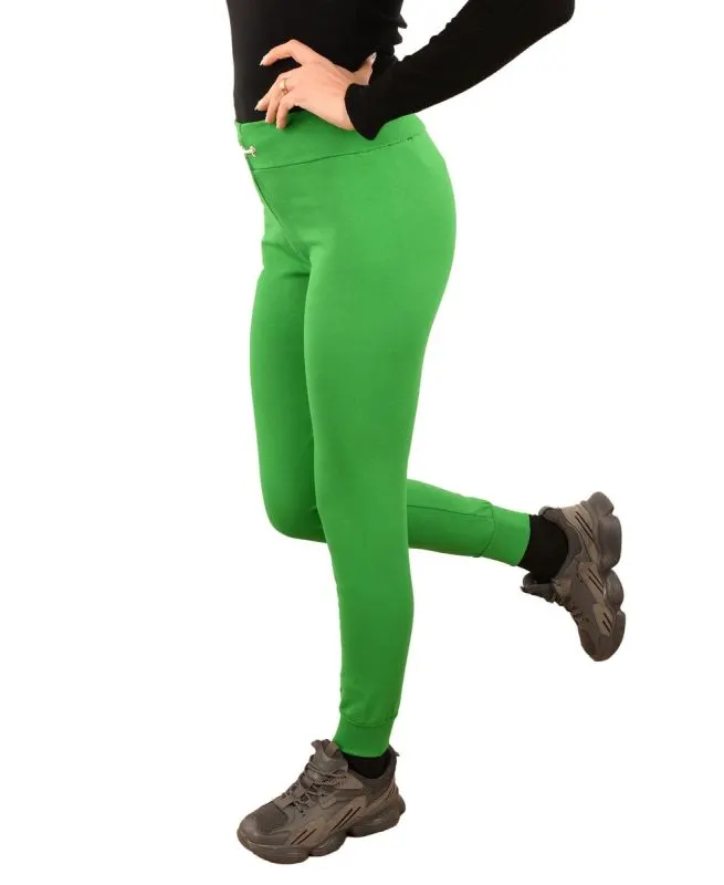 Pantaloni verde pentru dama - cod 45305