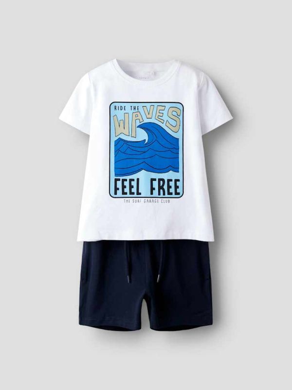 Trening Nmmjarry Ss Shorts Set Box Pb