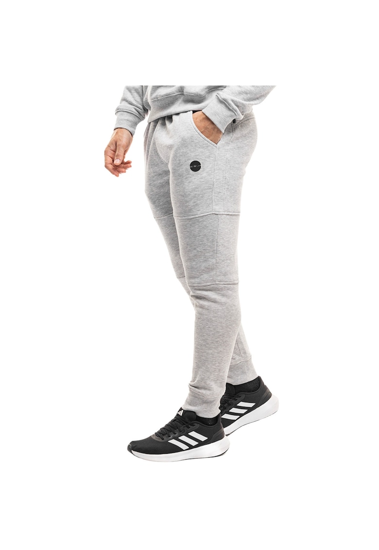Pantaloni sport barbatesti  James - gri - bumbac - croiala confortabila