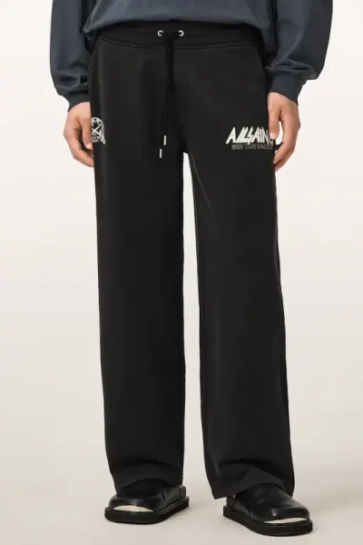 AllSaints  pantaloni de trening pentru bărbați din bumbac CHROMIUM