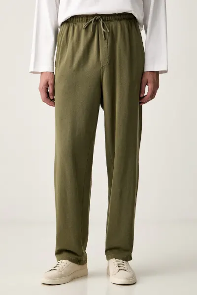 American Vintage  pantaloni de trening pentru bărbați din bumbac