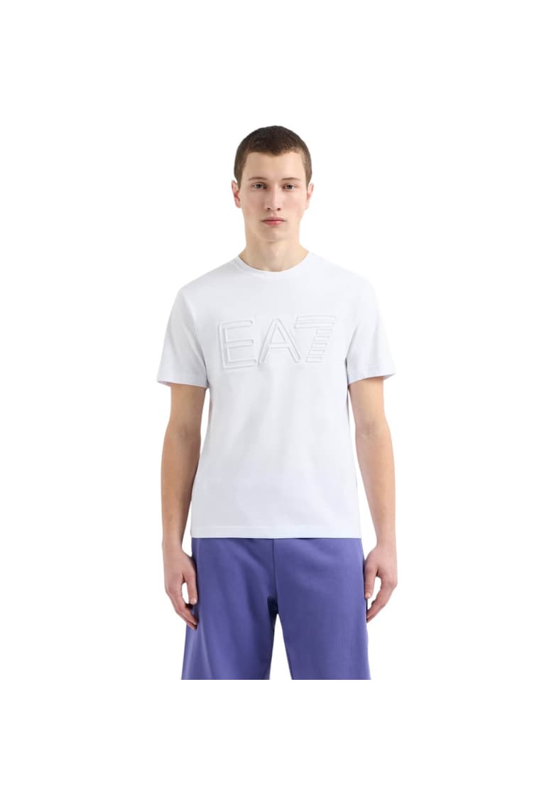 Tricou  EA7 Train Visibility 40756 - Alb