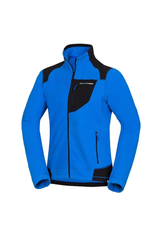 BENDIK – bluza fleece de drumetie pentru barbati - Albastru deschis