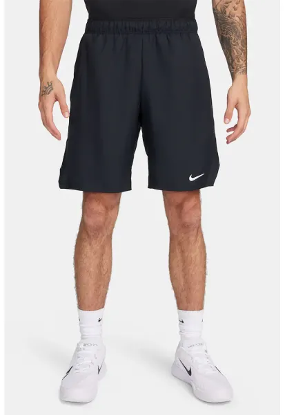 Bermude cu tehnologie Dri Fit pentru tenis - Negru