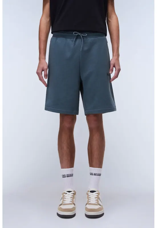 Bermude sport din bumbac Gori - Albastru pastel
