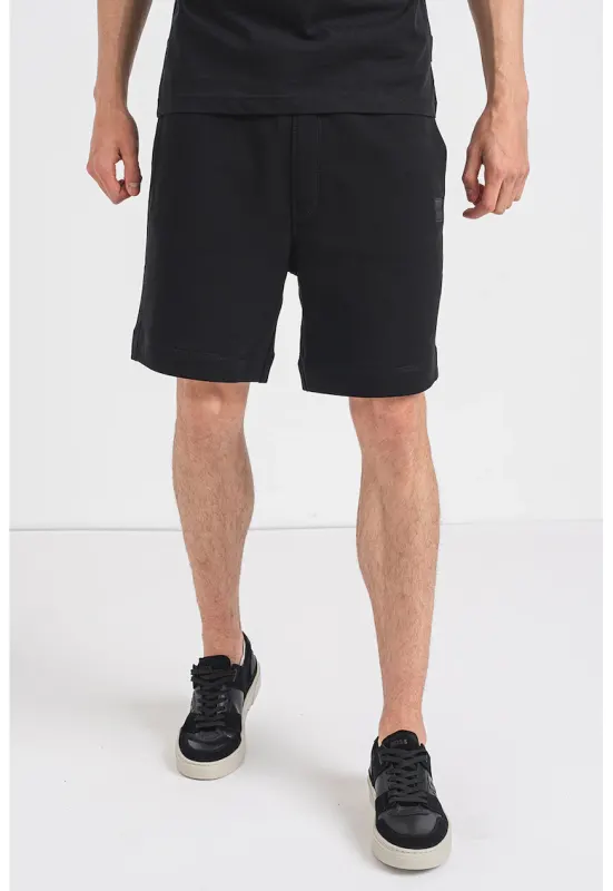 Bermude sport din bumbac - Negru