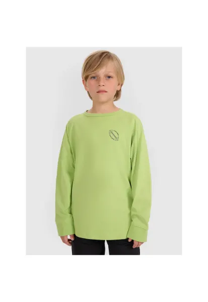 Bluza baieti JWAW25TLONM484-45S - 4F - Bumbac - Verde