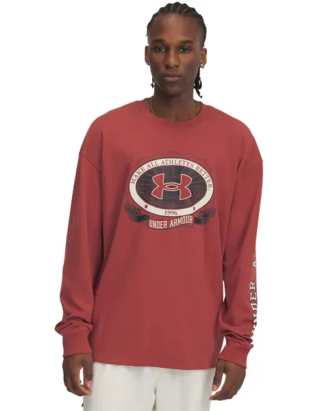 Bluza Barbati HEAVYWEIGHT CREST LOGO LONG SLEEVE Under Armour