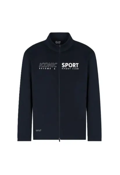 Bluza cu fermoar  ARMANI BLUE SPORT M T-TOP FZ-7M000596-AF16426-UB154