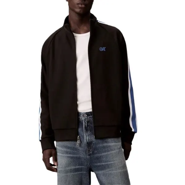 Bluza cu fermoar Calvin Klein STRETCH TWILL TRACK JACKET