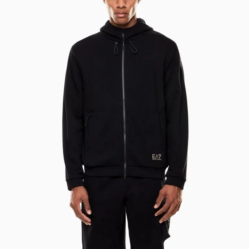 Bluza cu fermoar EA7 TRAIN ATHLETIC MIX M HOODIE FZ COPL
