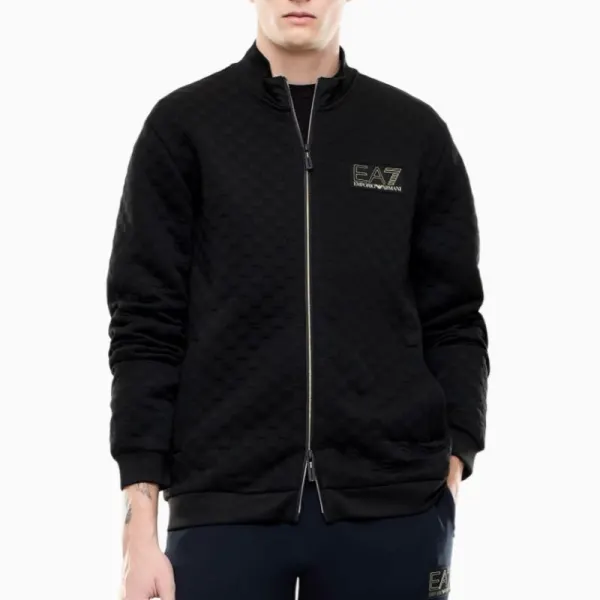 Bluza cu fermoar EA7 TRAIN PREMIUM LABEL M T-TOP FZ PL