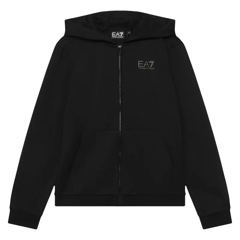 Bluza cu fermoar EA7 TRAIN VISIBILITY BOY HOODIE FZ COFT