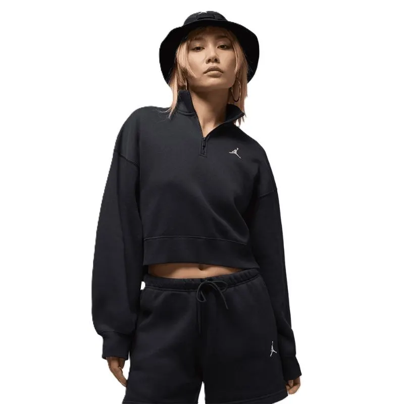Bluza cu fermoar Nike W J BRK FLC QZ TOP