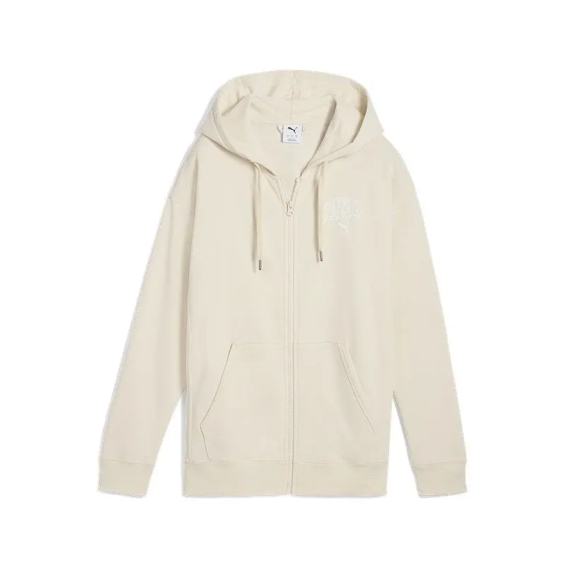 Bluza cu fermoar Puma CLASS Relaxed Full-Zip Hoodie TR