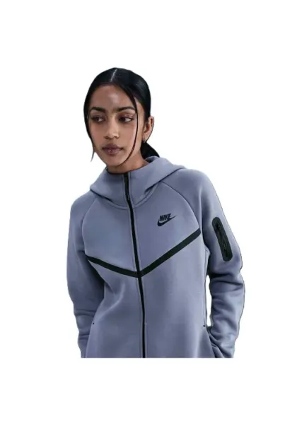 Bluza cu fermoar  W NSW TCH FLC WR FZ HDY 2-HV6747-499