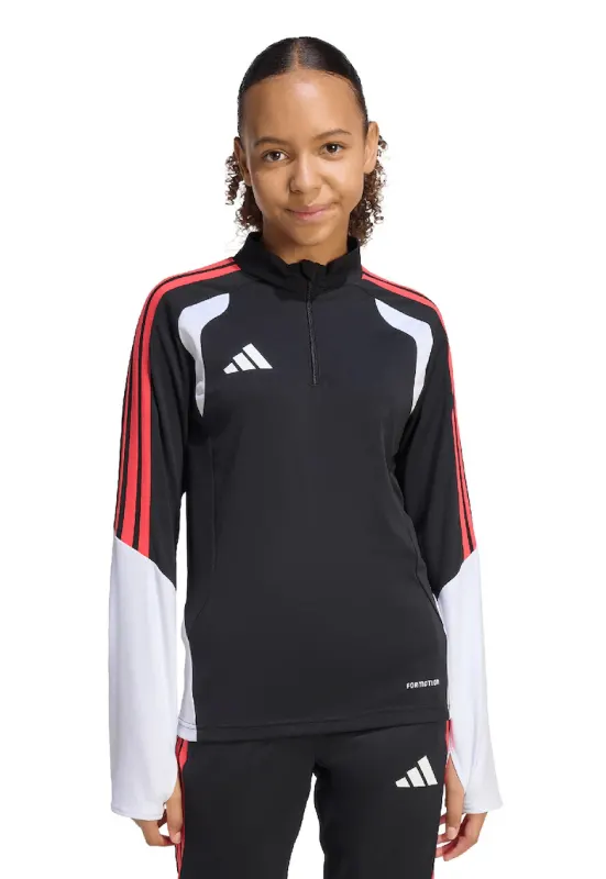 Bluza cu logo - pentru fotbal - Rosu/Alb/Negru