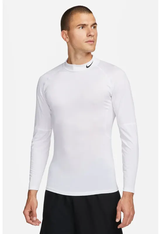 Bluza cu maneci raglan si tehnologie Dri-FIT pentru fitness Pro - Alb/Negru