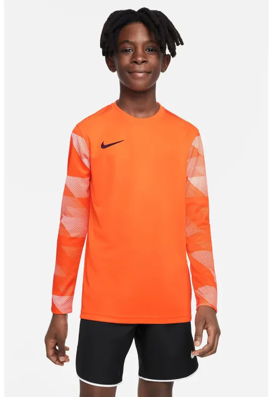 Bluza cu tehnologie Dri-Fit pentru fotbal - Alb/Portocaliu deschis