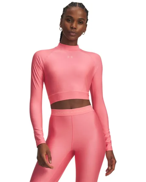 Bluza Dama HEATGEAR CROP MOCK LS Under Armour
