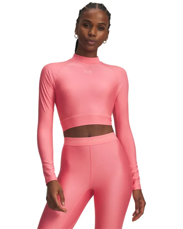 Bluza Dama HEATGEAR CROP MOCK LS Under Armour