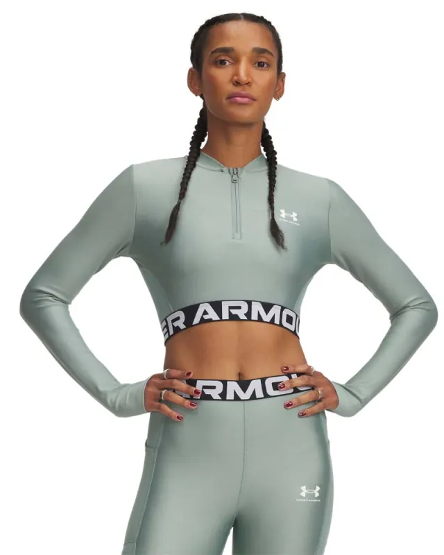 Bluza Dama HEATGEAR RIB 1/4 ZIP LONG SLEEVE Under Armour
